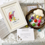 Rainbow Bright Irish Made Baby Gift Box - fiadhandfinn