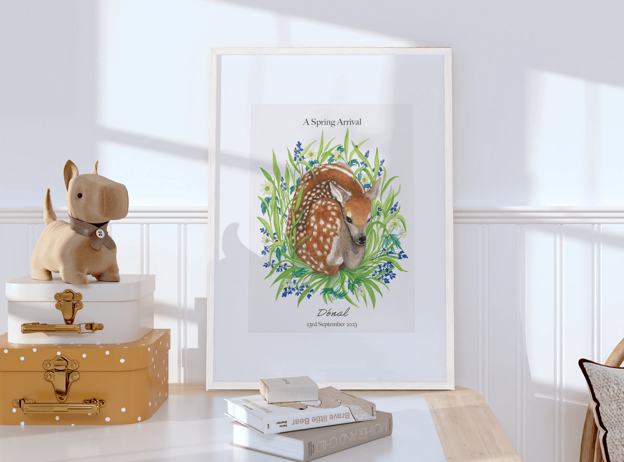Spring Arrival Fawn - fiadhandfinn