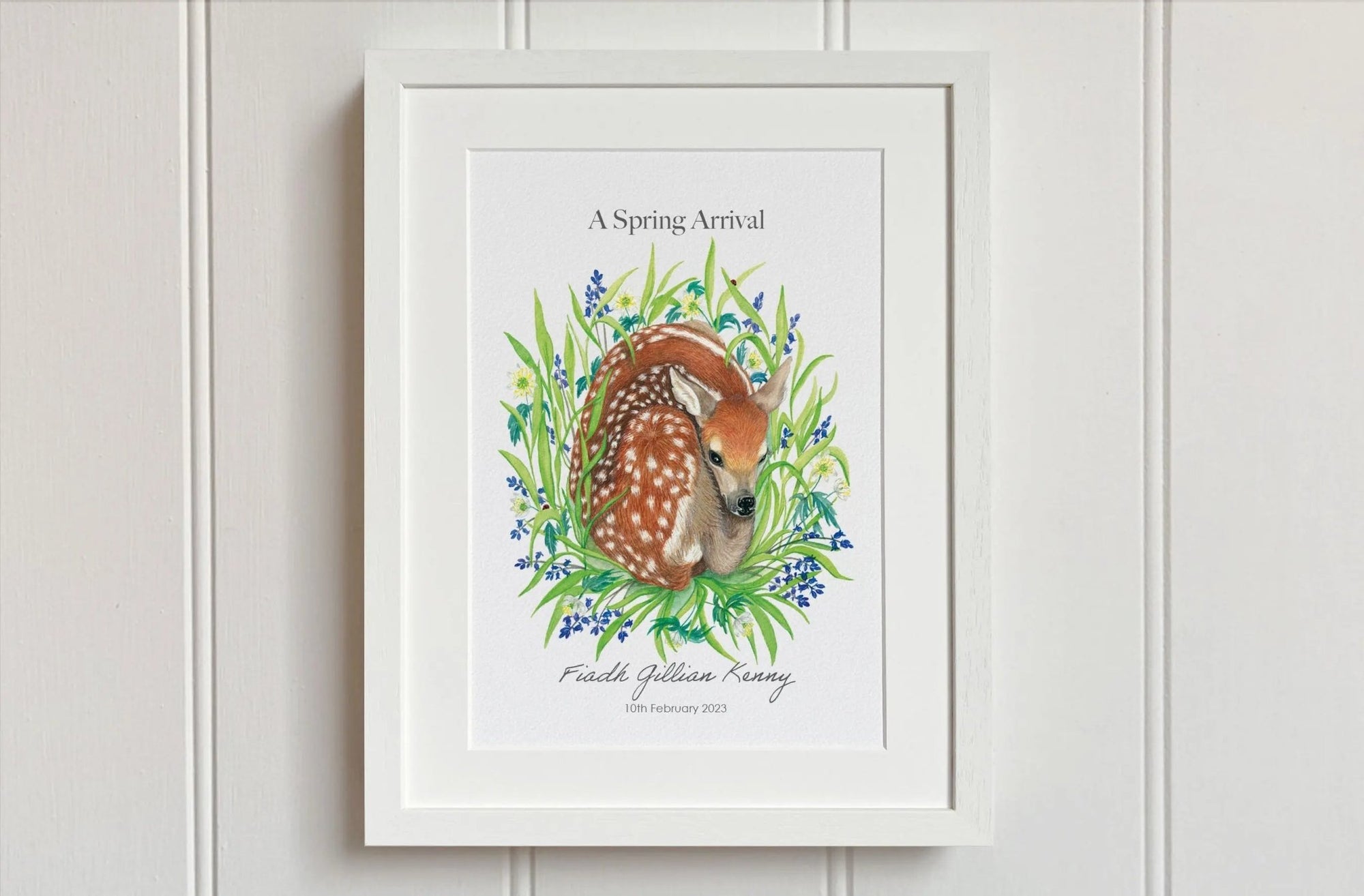 Spring Arrival Fawn - fiadhandfinn