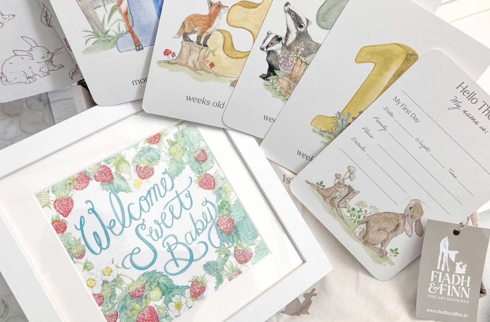 The Newborn Welcome Baby Gift Box - fiadhandfinn