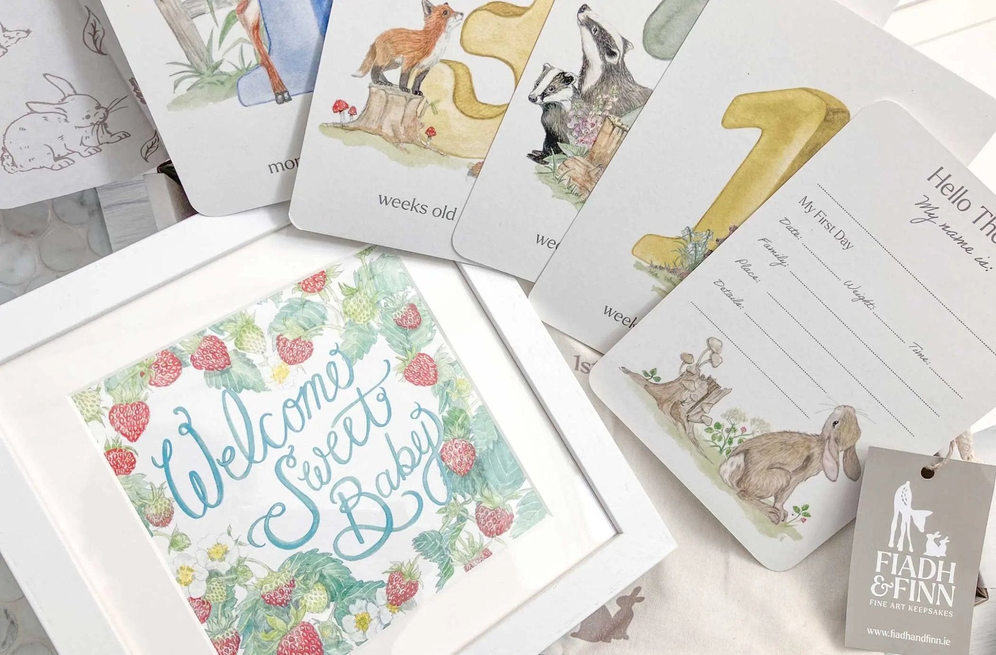 The Newborn Welcome Baby Gift Box - fiadhandfinn