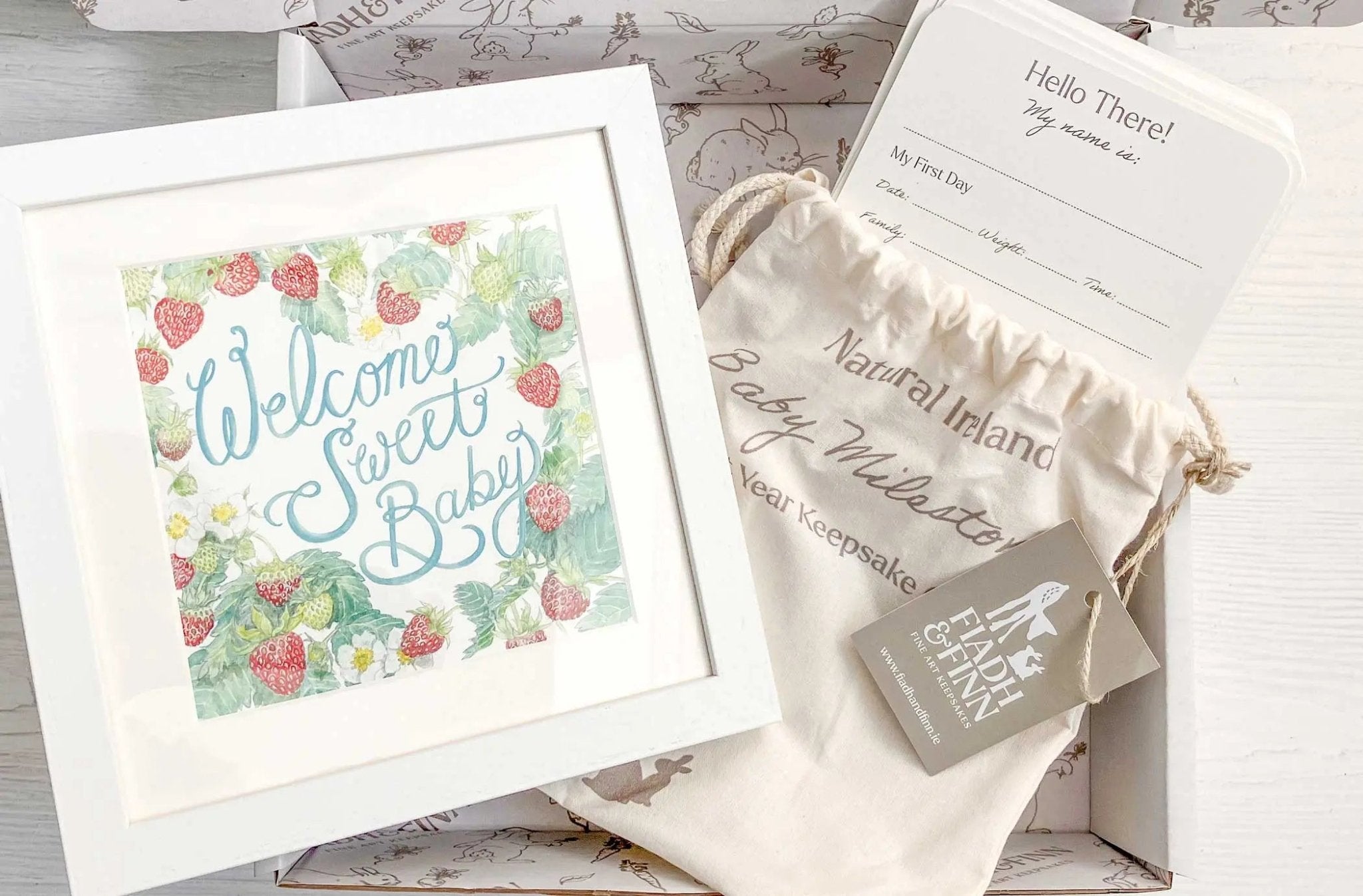 The Newborn Welcome Baby Gift Box - fiadhandfinn
