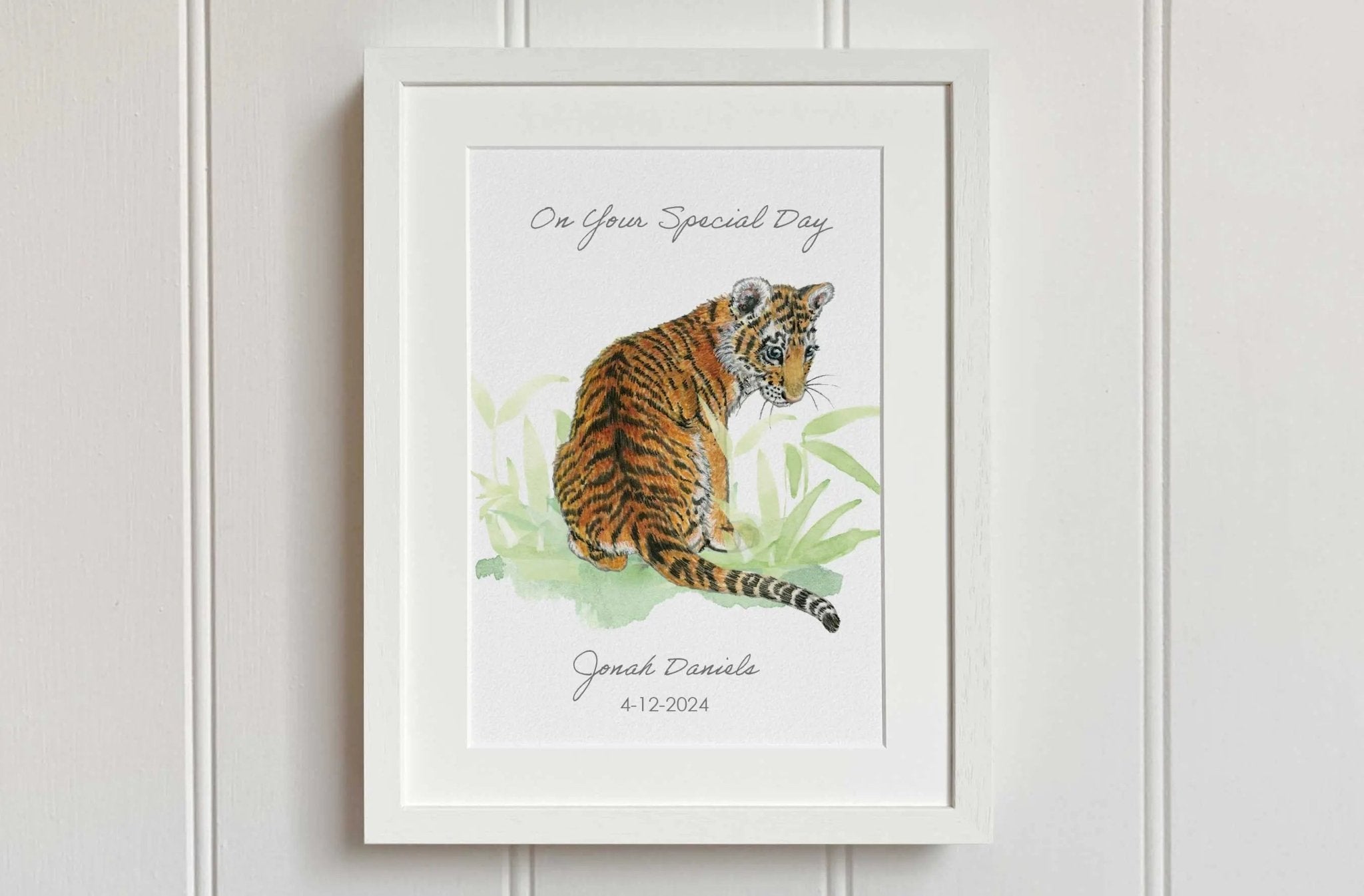 Tiger Nursery Art Print - fiadhandfinn