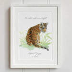 Tiger Nursery Art Print - fiadhandfinn
