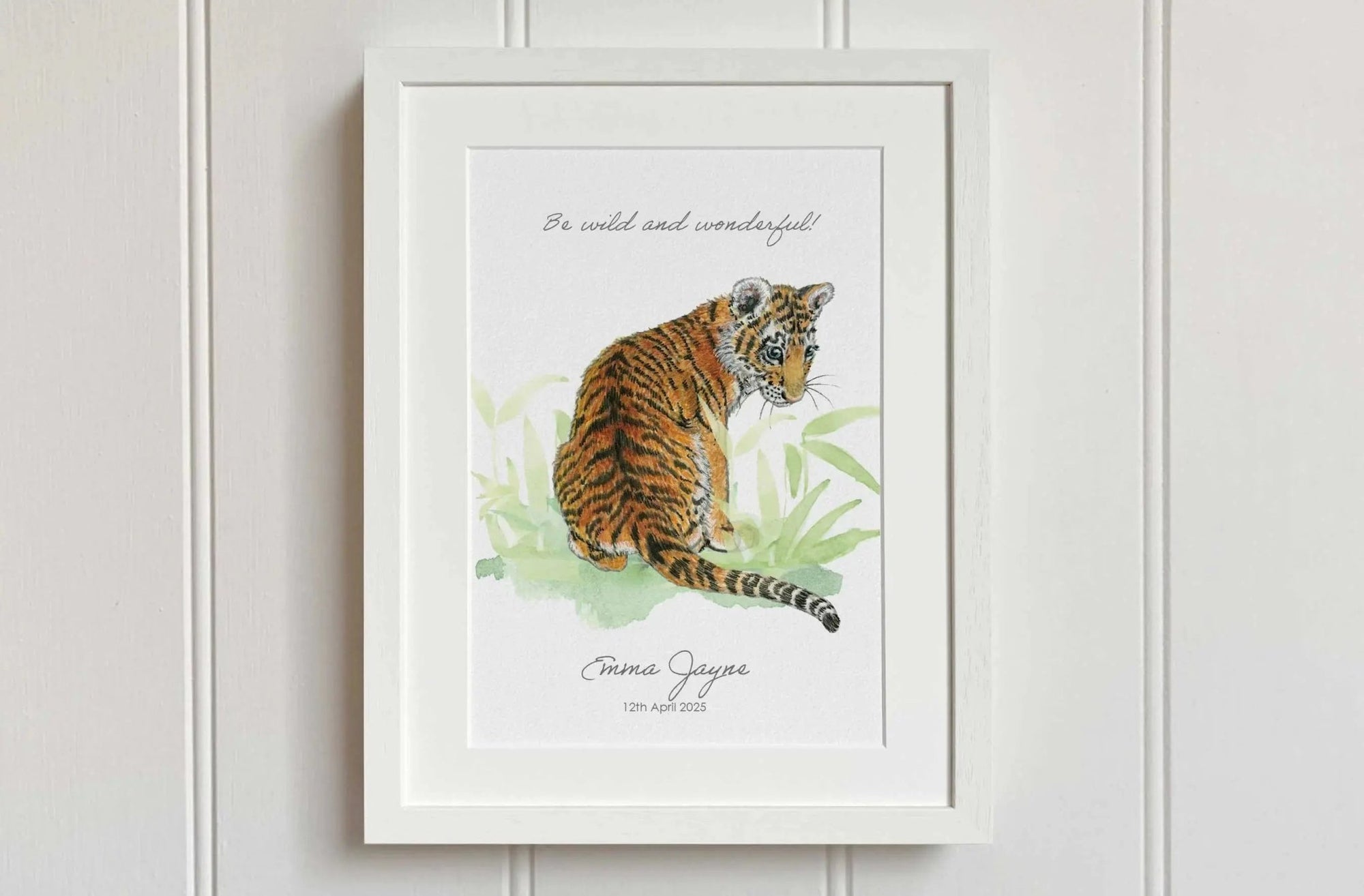 Tiger Nursery Art Print - fiadhandfinn