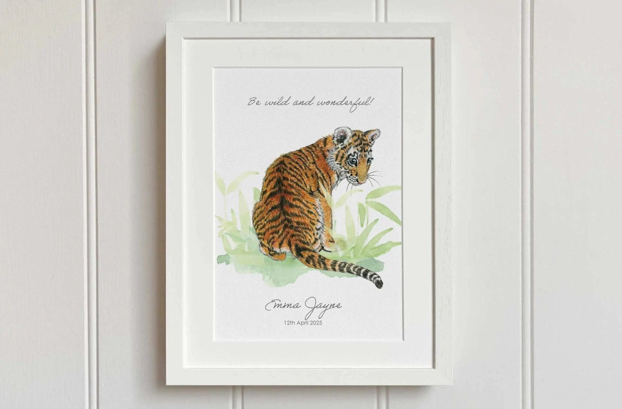 Tiger Nursery Art Print - fiadhandfinn