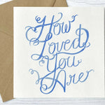 Welcome Baby Greeting Card (add to order) 7 Designs - fiadhandfinn