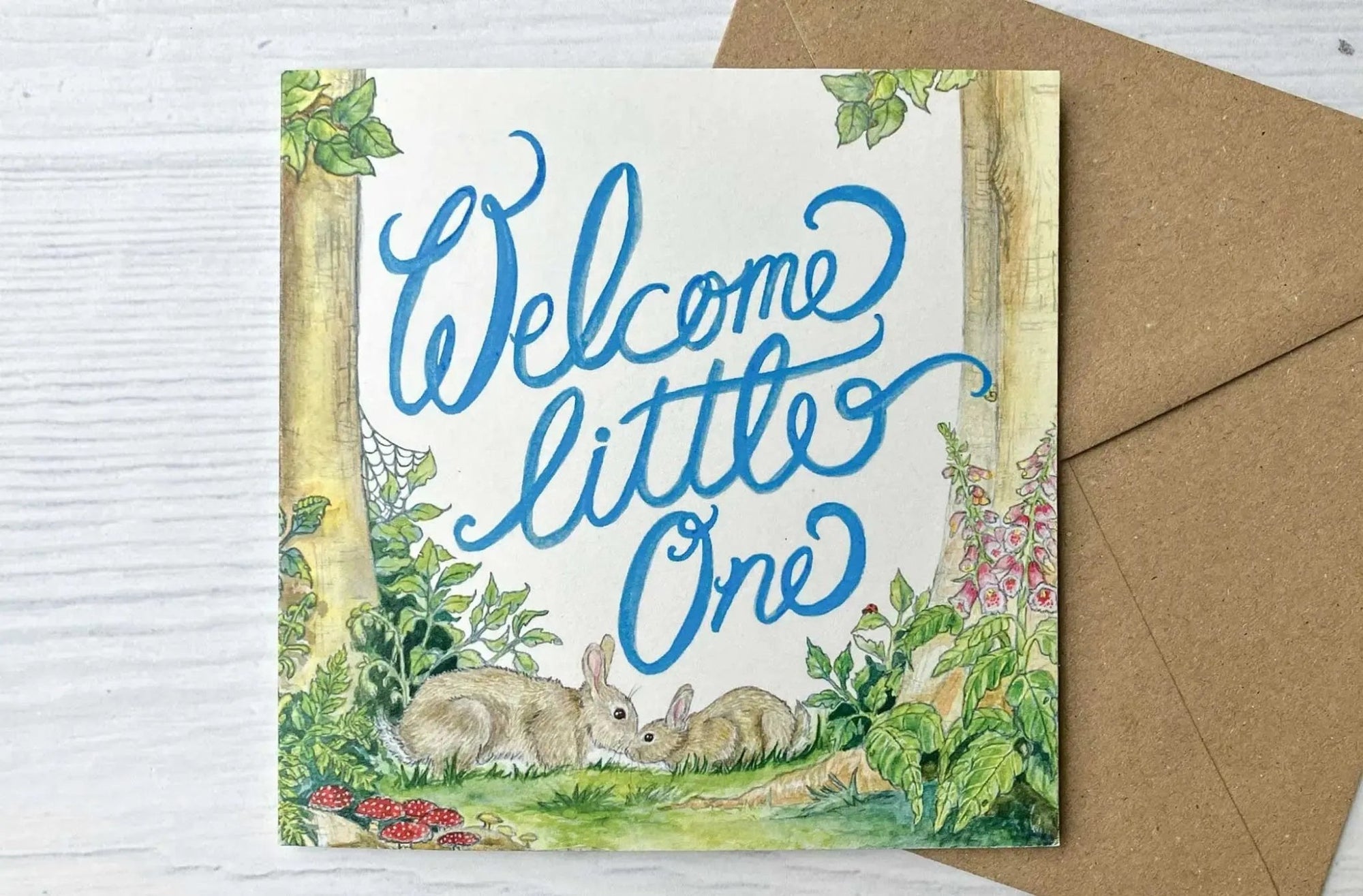 Welcome Baby Greeting Card (add to order) 7 Designs - fiadhandfinn