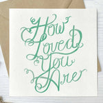 Welcome Baby Greeting Card (add to order) 7 Designs - fiadhandfinn