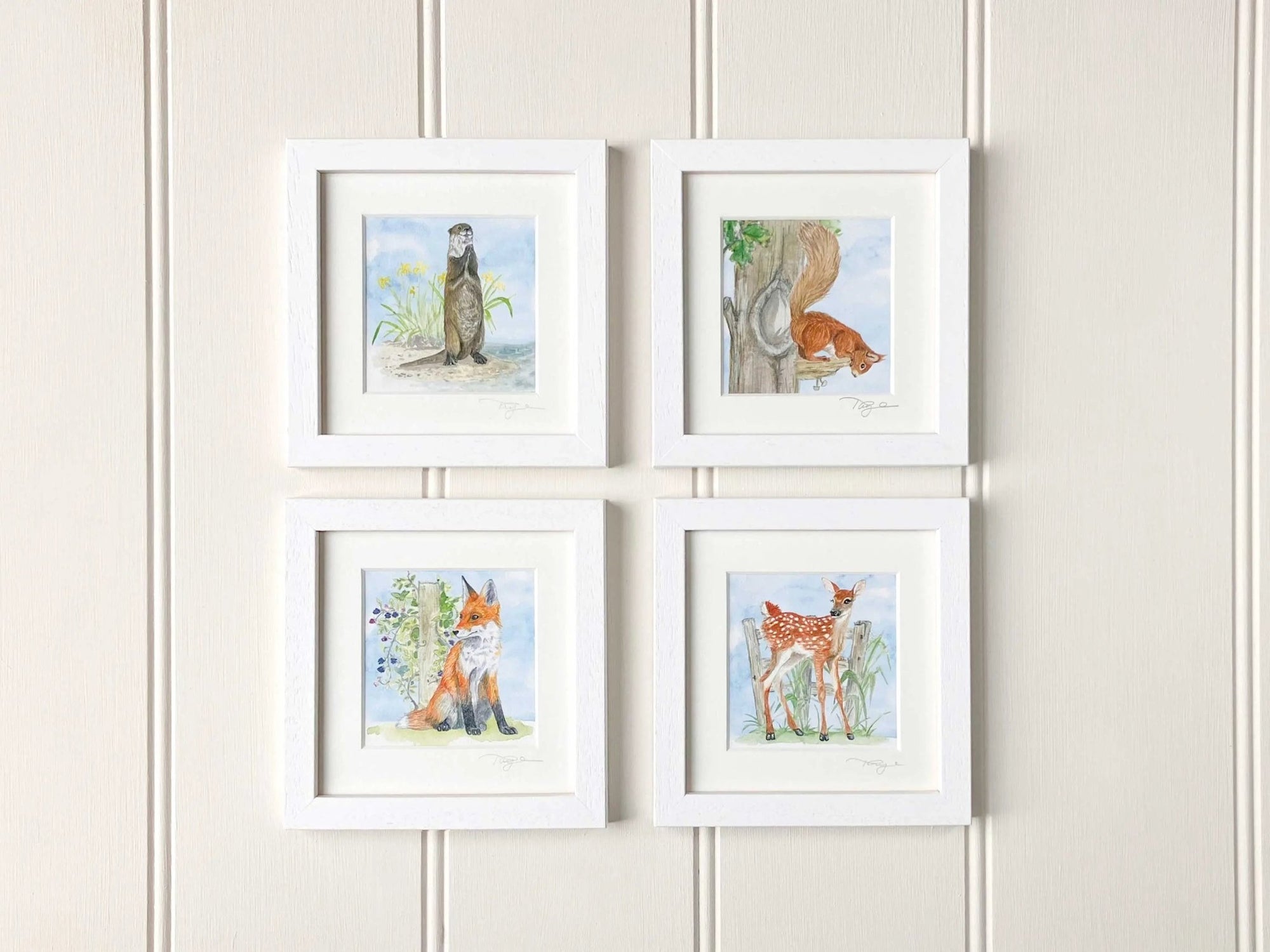 Woodland Animal Miniature Frame - fiadhandfinn