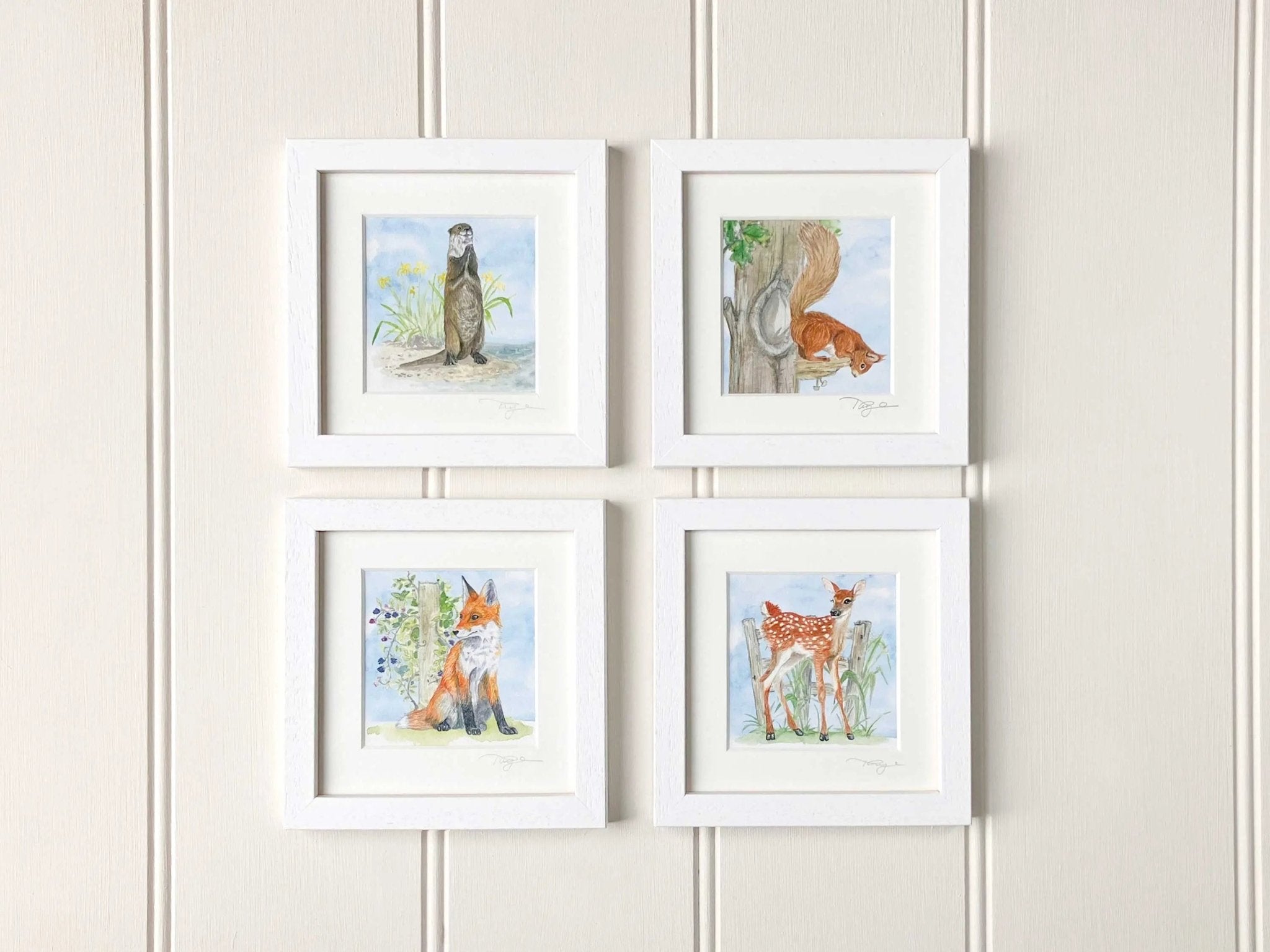 Woodland Animal Miniature Frame - fiadhandfinn