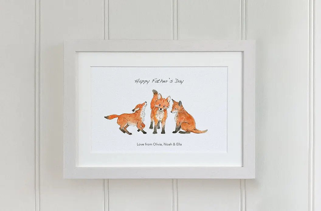 Young Animals Personalised Prints - fiadhandfinn