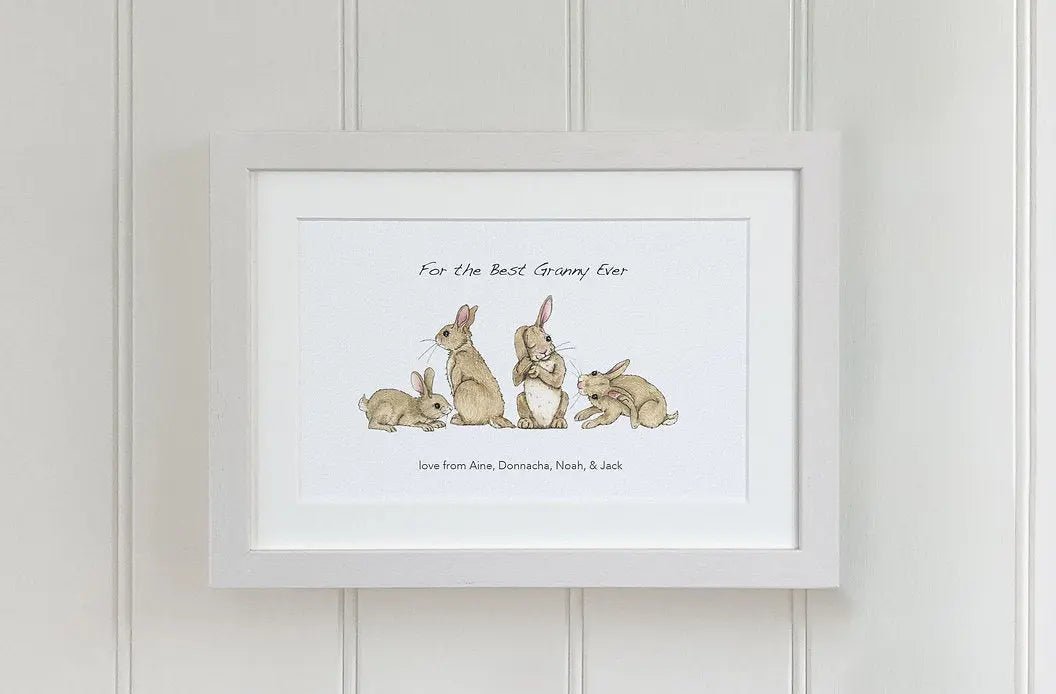 Young Animals Personalised Prints - fiadhandfinn